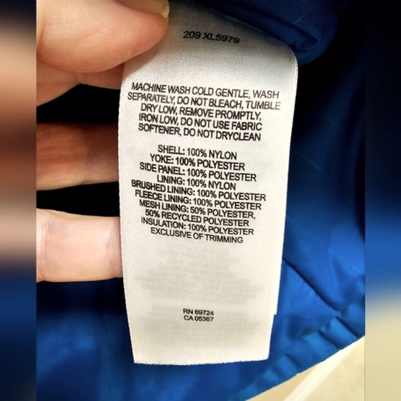 Columbia Ski Waterproof Snow Jacket Active Sport Teal Blue White size XL - Picture 11 of 11